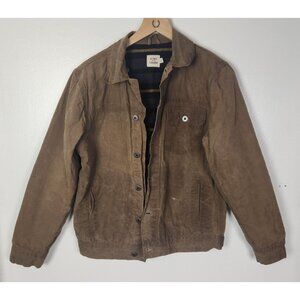 Flint and Tinder Men's Sz. S Waxed Trucker Jacket In Field Tan